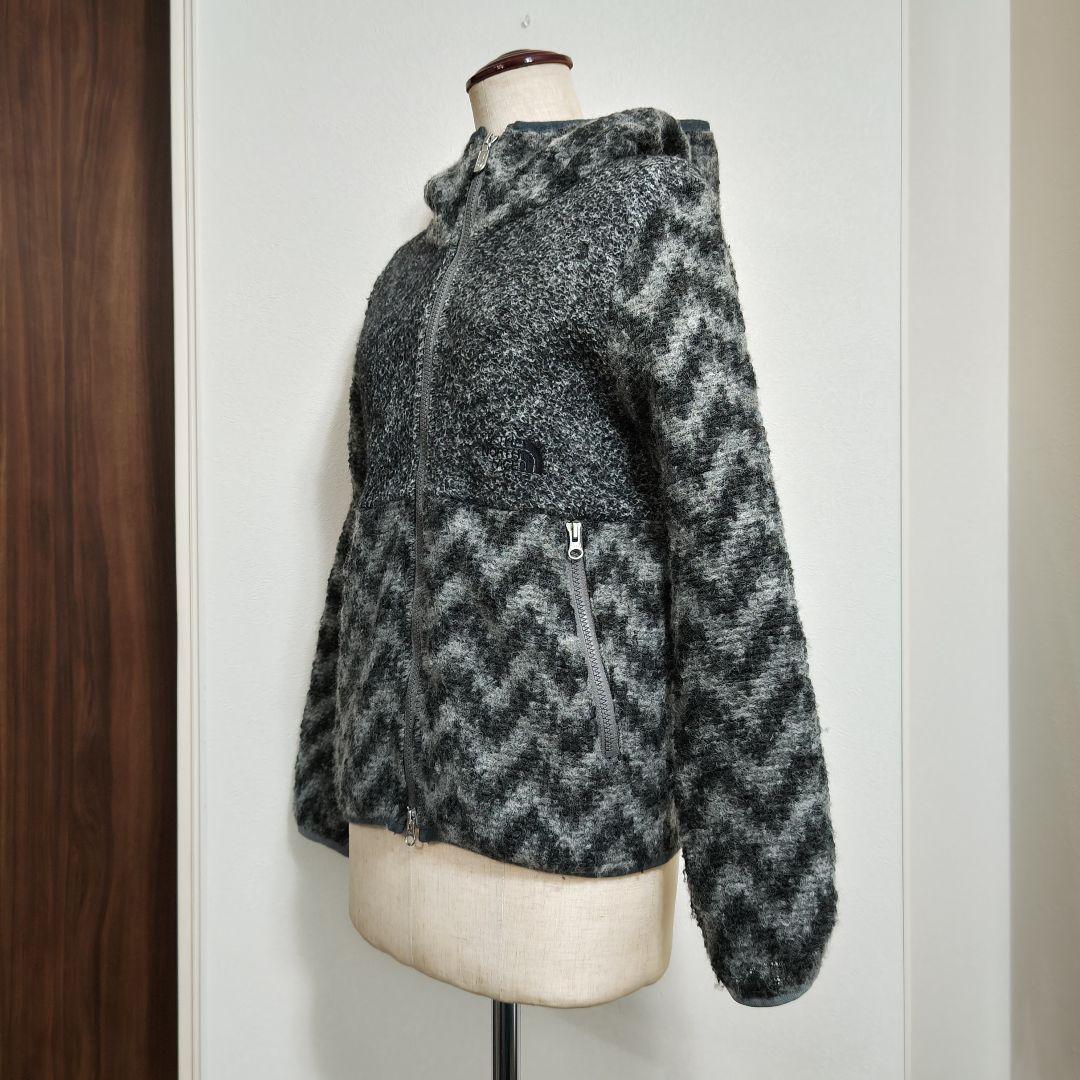 THE NORTH FACE フリース ジャケット ウール ヘリンボーン 柄