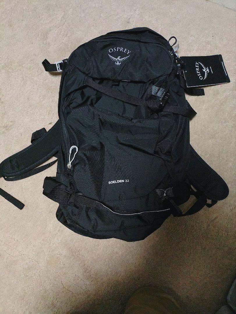 OSPREY SOLEDEN 32 ブラックバックパック