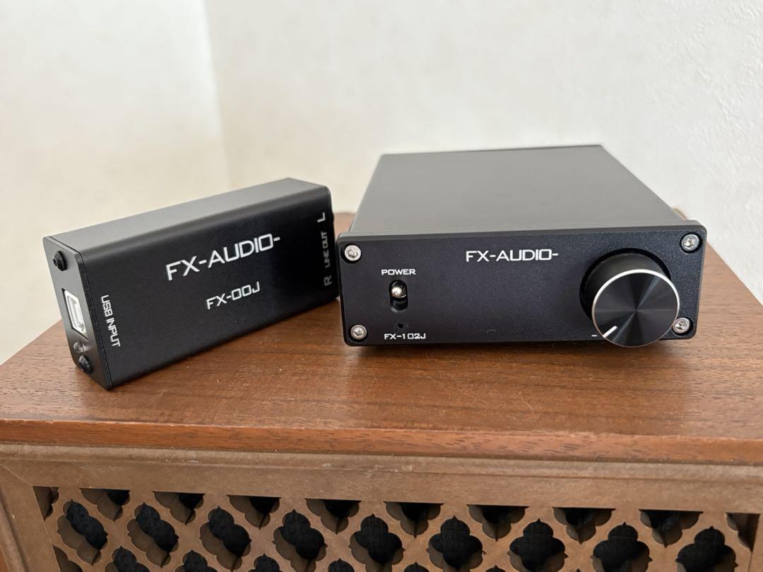 FX-AUDIO FX-102J と FX-00J-USB DAC +ケーブル類
