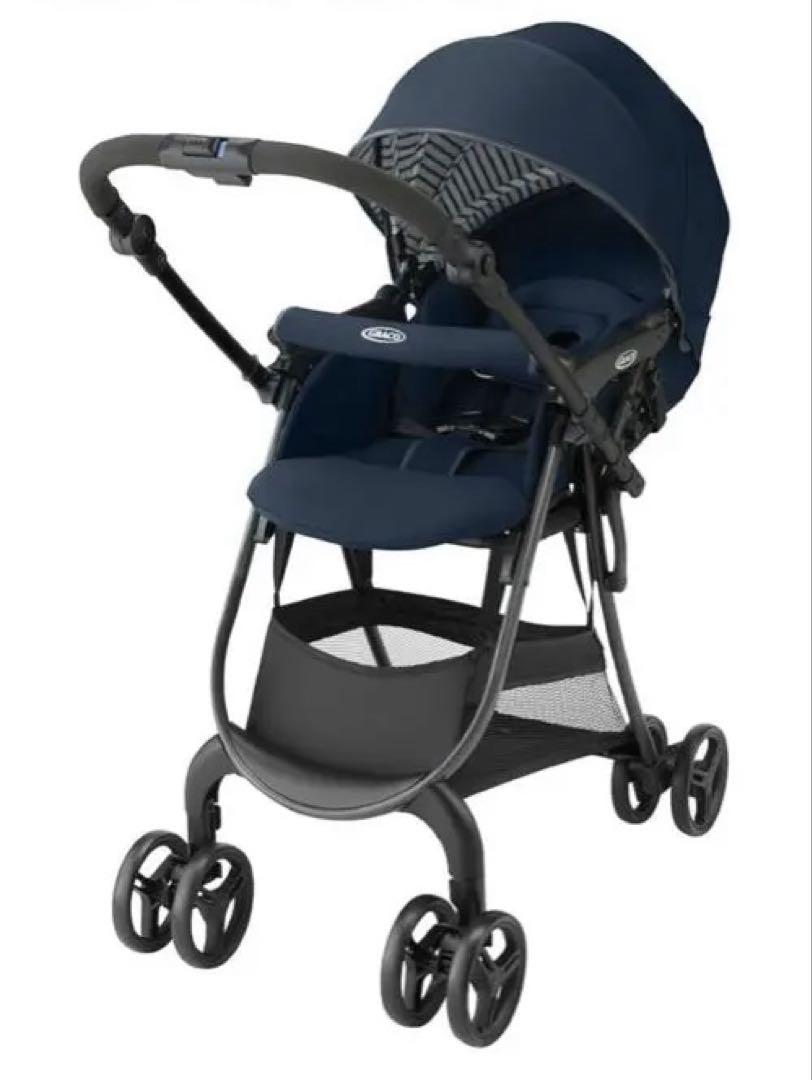 新品未使用 Graco グレコ ベビーカー シティスター ミッドナイトネイビー