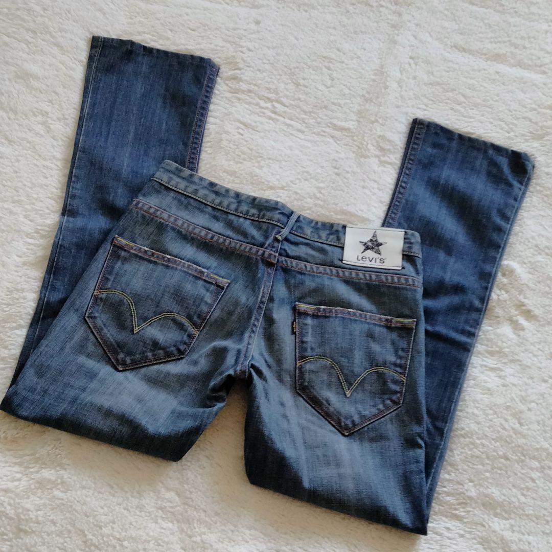 Levi's リーバイス 日本製 星パッチ ローライズ ダメージ加工W31