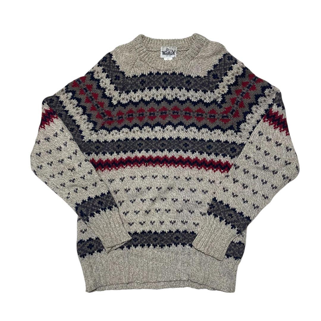 Woolrich バーズアイ ウールニット 70sL・Wool rich