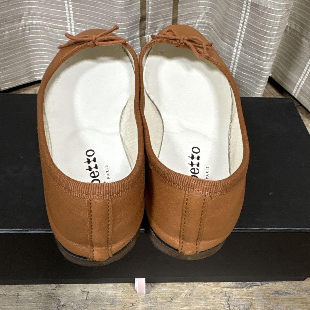 Repetto ブラウン フラットシューズ 37
