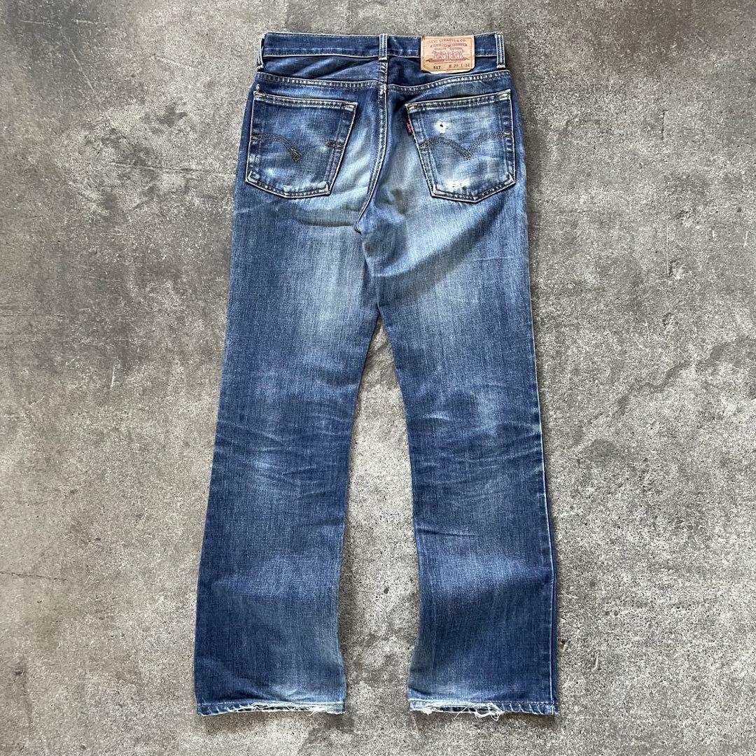 パンツ 90s levi's 517 damage flare denim grunge