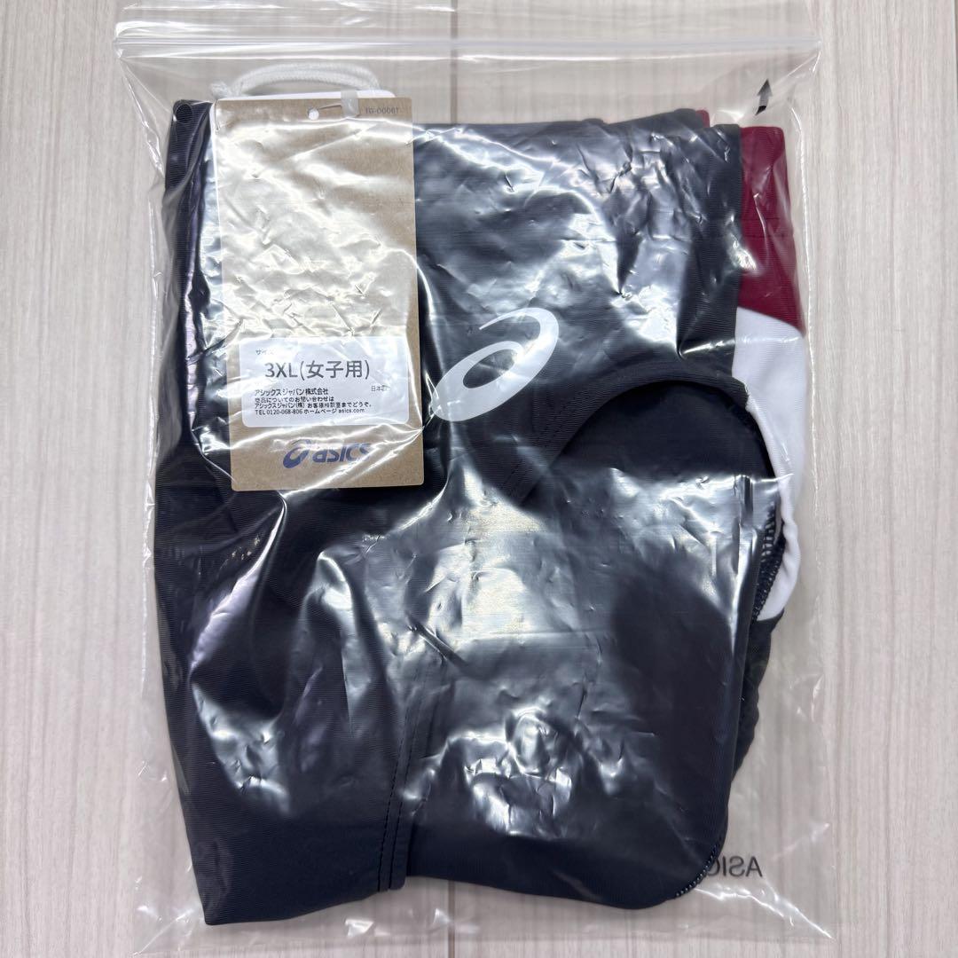 価格は安く アシックス ダークグレー 3XL 女子陸上レーシングショーツ 陸上用パンツ