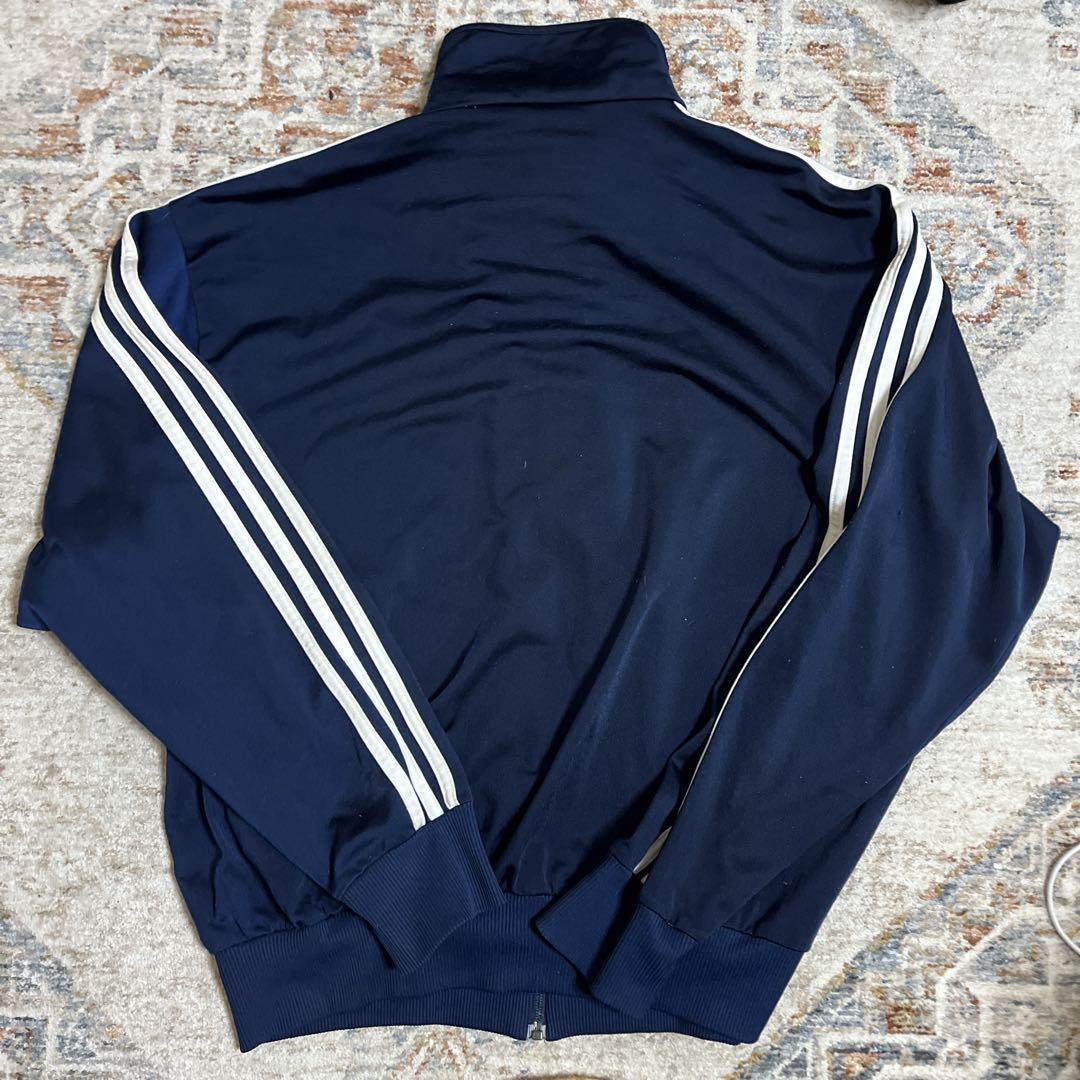 adidas トラックジャケット トレフォイル ネイビー