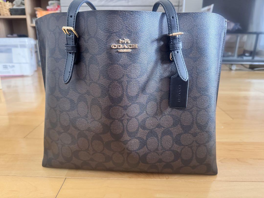COACH ダークブラウン トートバッグ