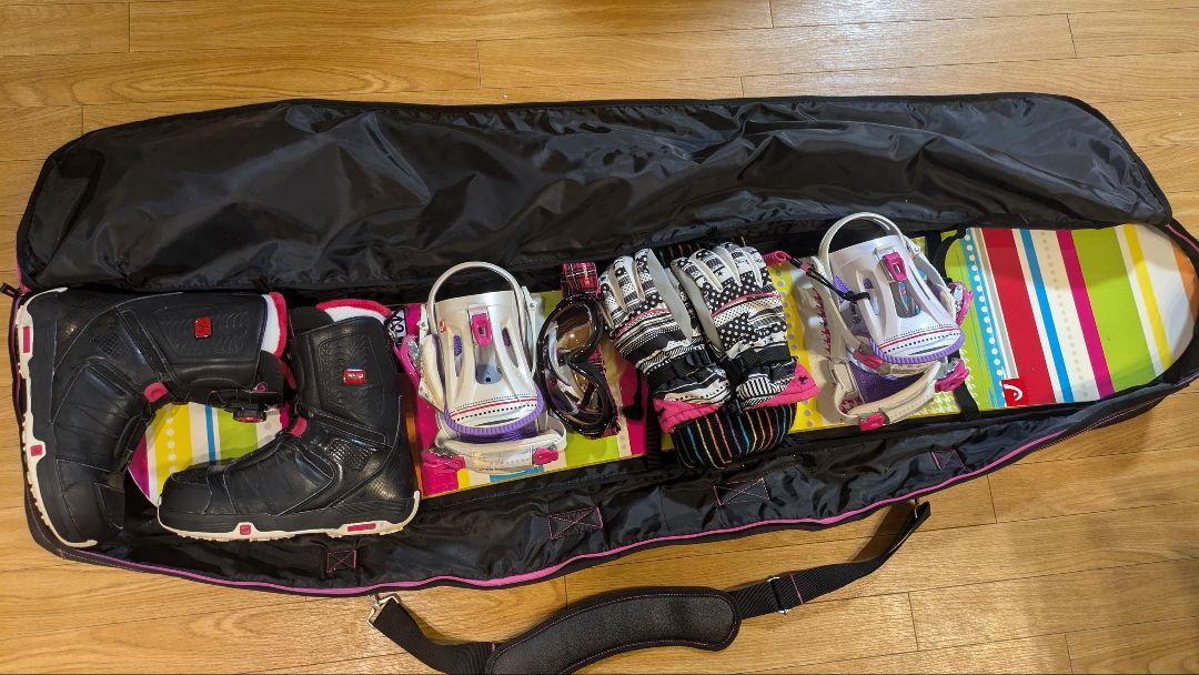 【7点セット】HEAD SALOMON スノーボードセット レディース 初心者