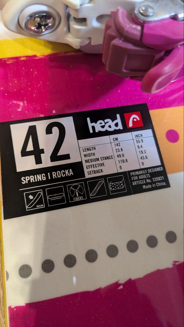 【7点セット】HEAD SALOMON スノーボードセット レディース 初心者