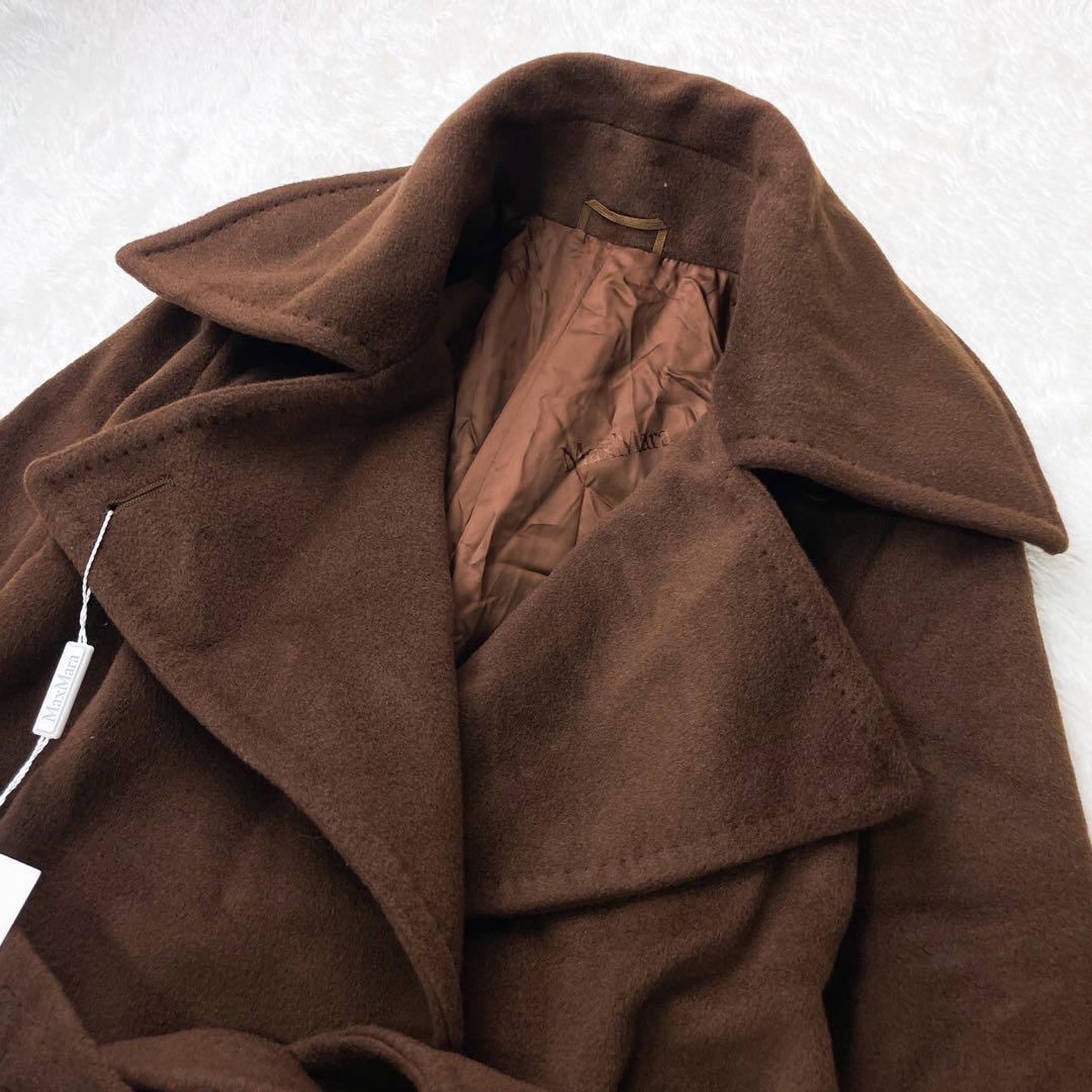タグ付き　MAX MARA コート　ブラウン　カシミヤ