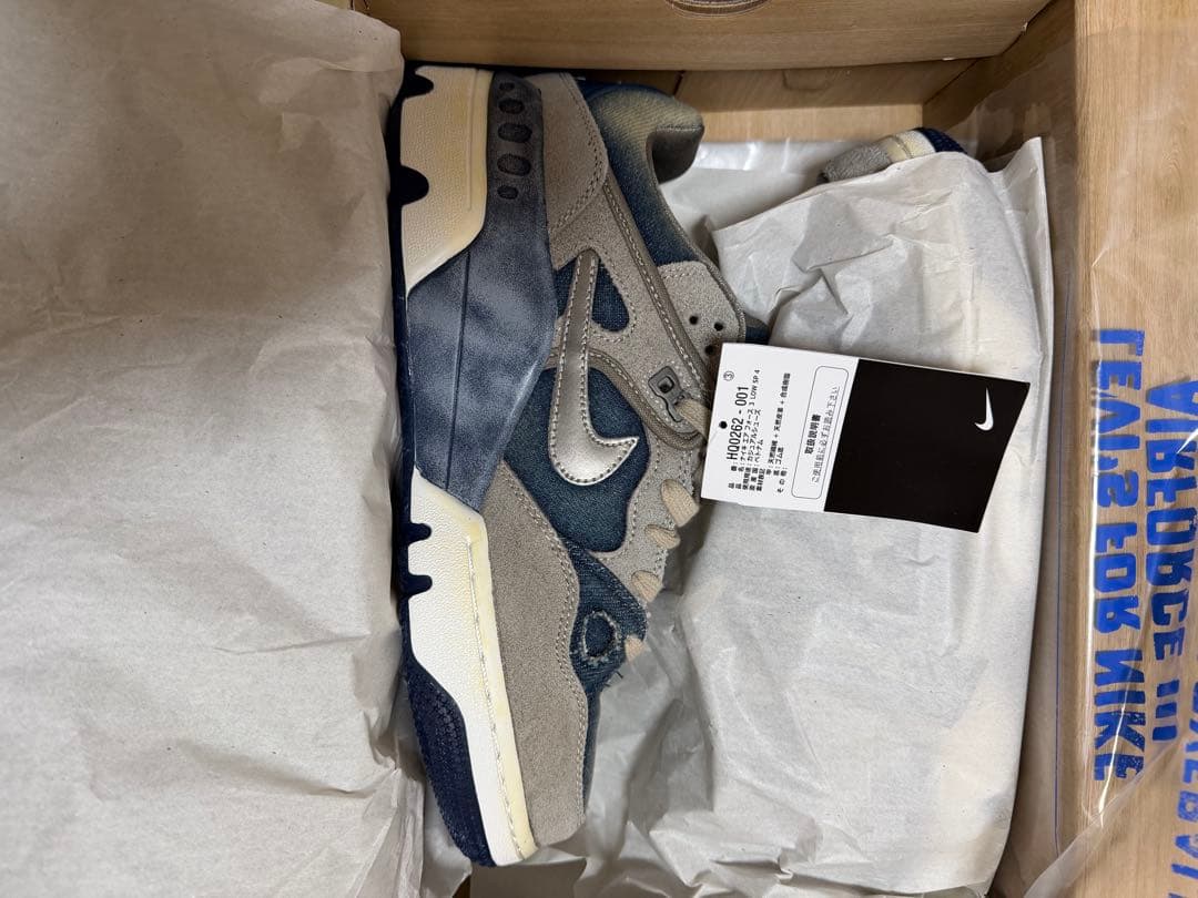 Nike Air Force 3 グレー ネイビー27cm NIKE