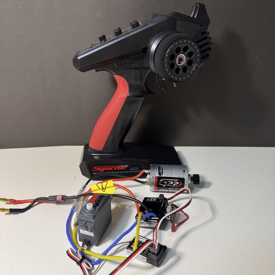 京商　RC　フェーザーD2　レディセット付属　メカ類一式　ドリフト 京商 RC フェーザーD2 レディセット付属 メカ類一式 ドリフト
