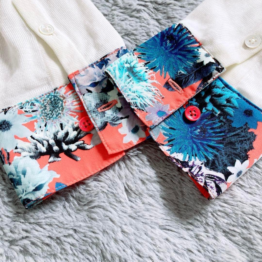 ー品販売  ポールスミス】極美品✨おしゃれ カーディガン フラワープリント トップス