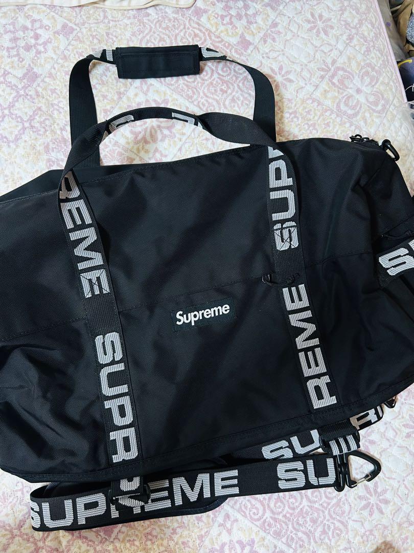 Supreme ブラック ボストンバッグ supreme シュプリーム ボストンバッグ ブラック - メルカリ