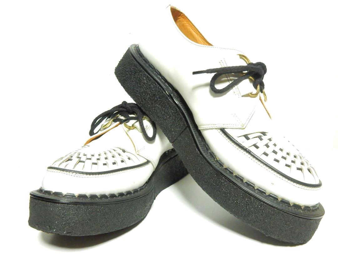 ワイト ビッグサイズ 定価¥51840 ジョージコックスUK9ギブソンホワイト白 ZAyo2-m25448756023 美品 ⇚にして