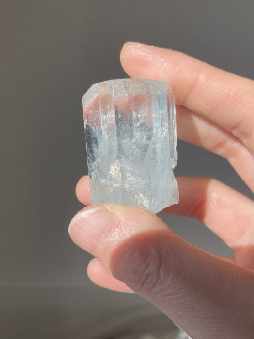 アクアマリン原石　鉱物　50g