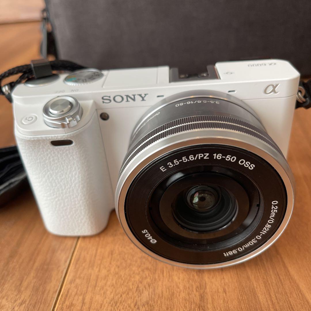 格安新作 ミラーレス一眼 ソニーα6000 ILCE6000 ホワイト 8Dim5-m25450902836 格安限定SALE