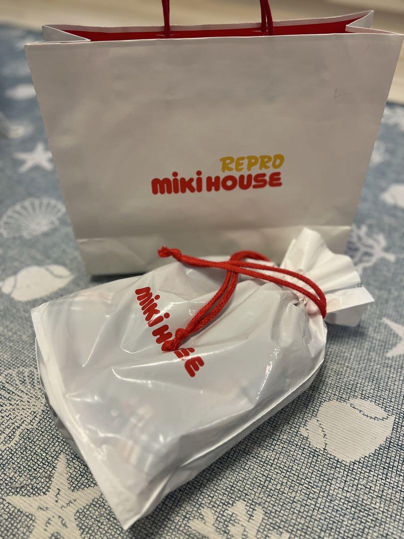 MIKI HOUSE★ダブルBチェックのシャツワンピース★140