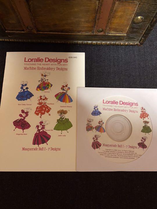 ロラライハリス ロラライハリス刺繍データ Masquerade Ball I