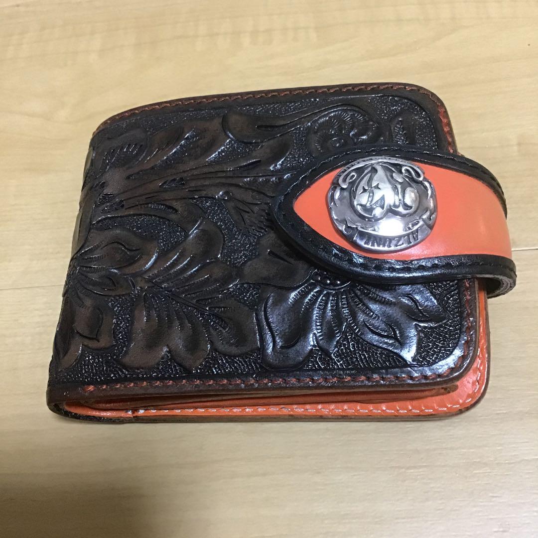 中古・古着通販】ALZUNI (アルズニ) 2つ折り財布 ブラウン