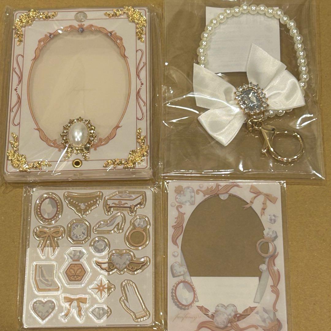 匿名配送 フクヤ キャラ福くじ ゴールドビジュー レッド 赤 A賞 C賞 E賞 apicolle #わたしの推しがいちばん ゴールドビジュー