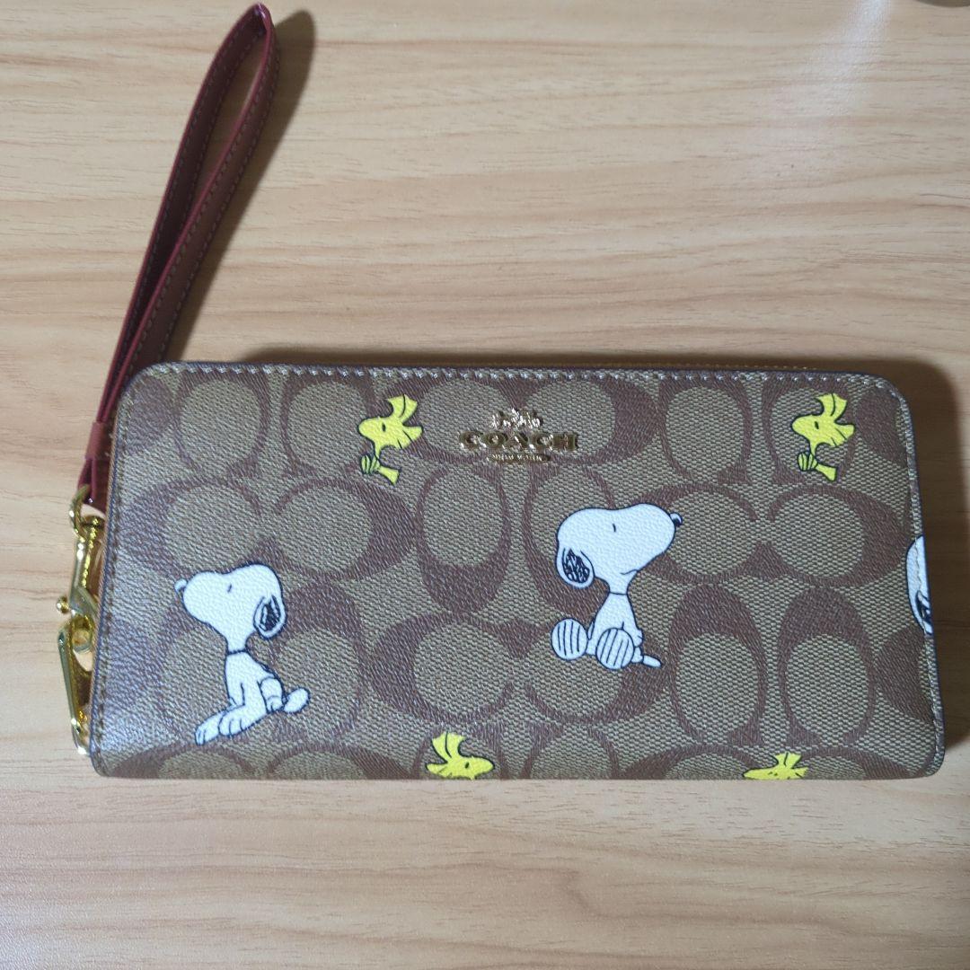 COACH SNOOPY  長財布 org.jpg