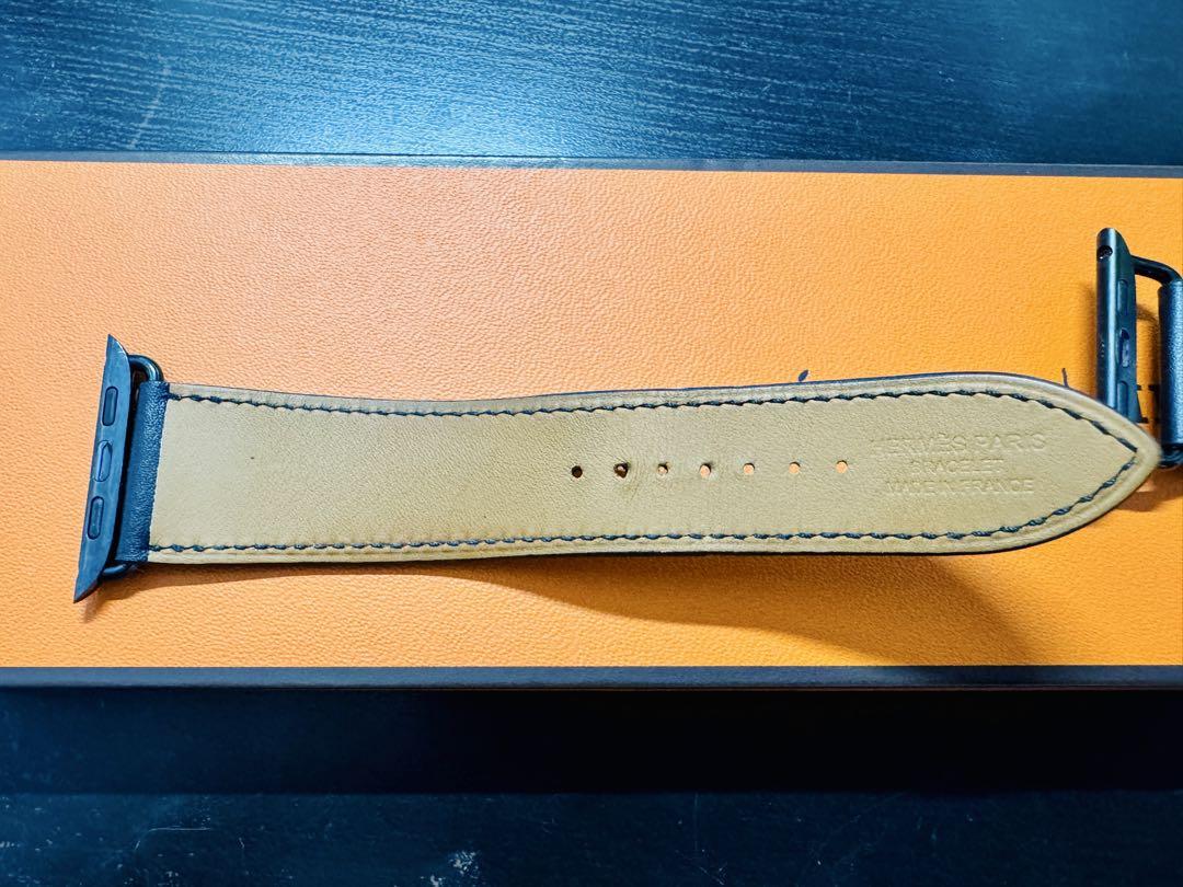 【使用数回、美品】Apple Watch HERMES黒レザーバンド