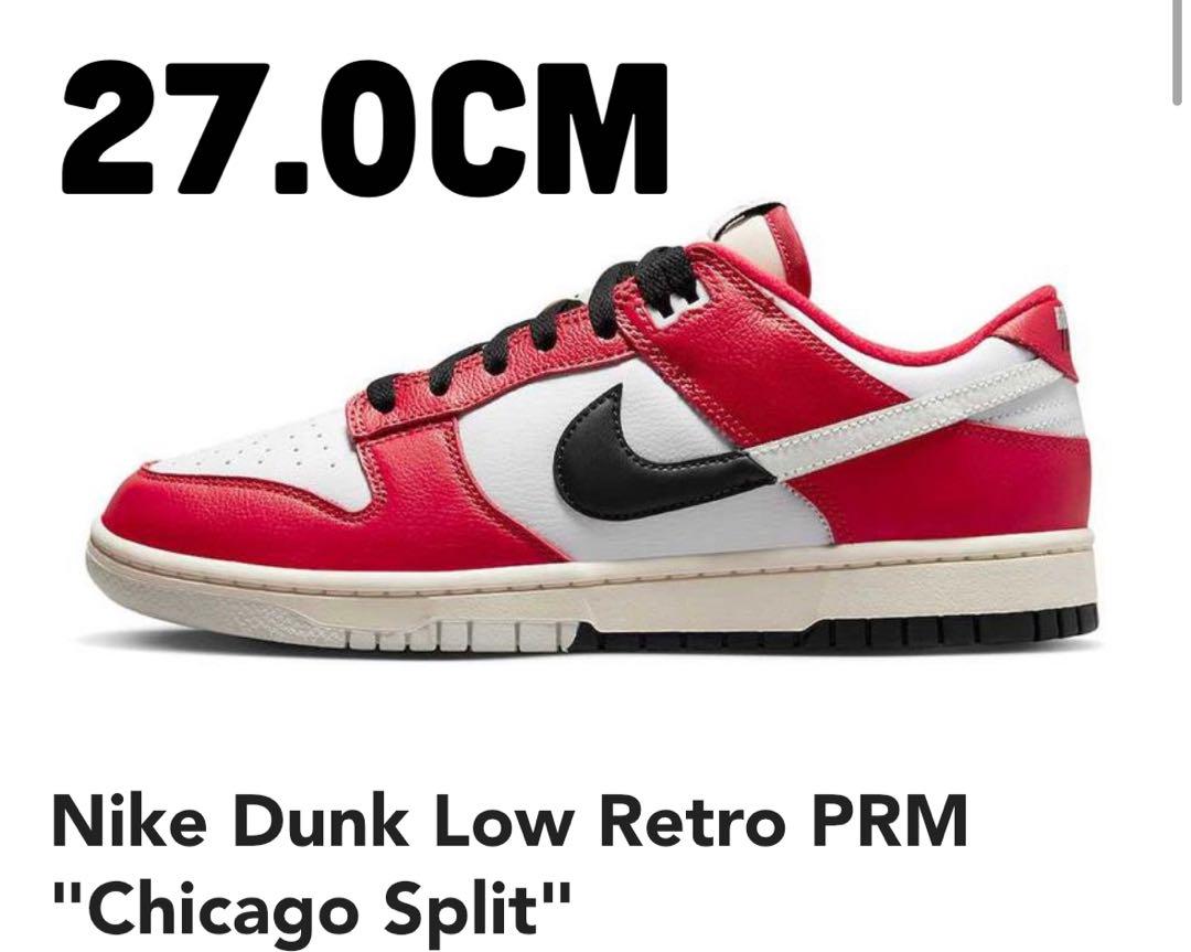 【27.0cm】Nike Dunk Low Retro PRM Chicago