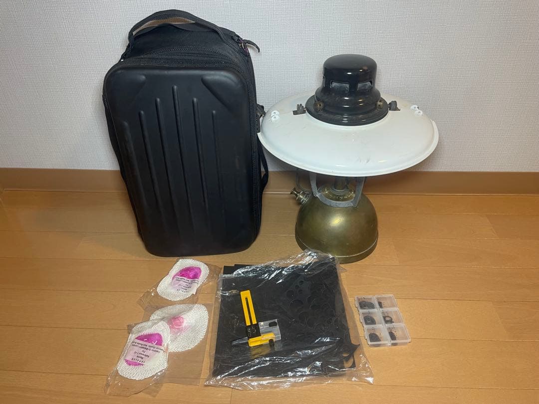 Vapalux ヴェイパラックス M320 ブラスブラック純正ランタンシェード付Petromax