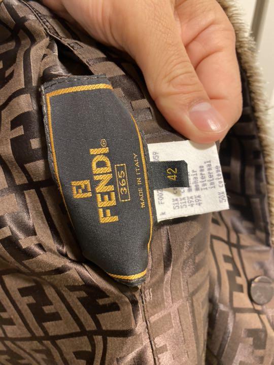 フェンディ size42 ファー vrw09-m25459673245 ロングコート お得再入荷