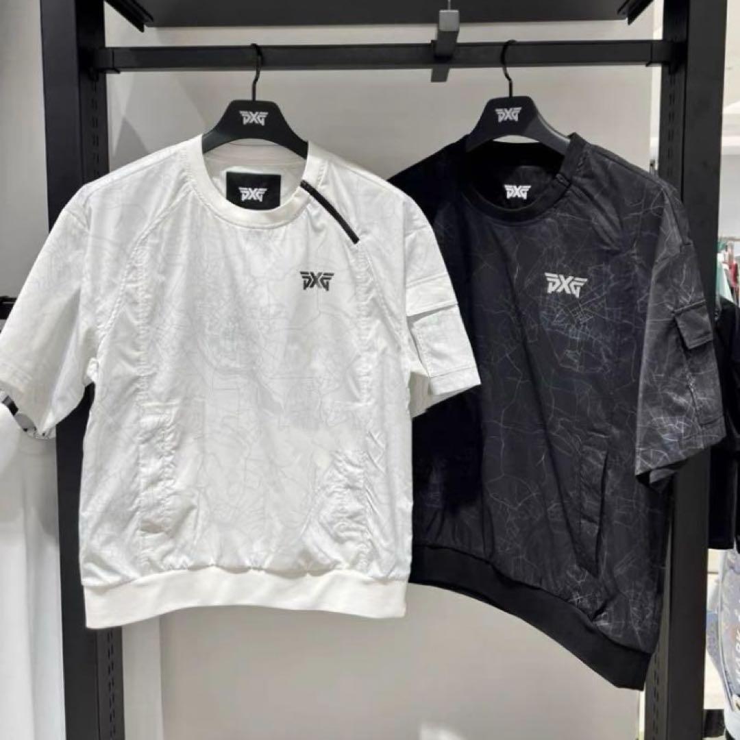 ゴルフ ウェアメンズ Tシャツ トップス PXG 半袖 ポロシャツ
