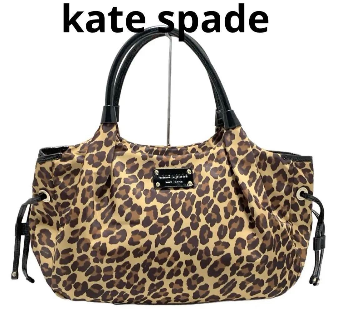 【未使用 】kate spade ケイトスペード レオパードヒョウ柄 新品未使用】ケイトスペード ワンピース レオパード ヒョウ柄