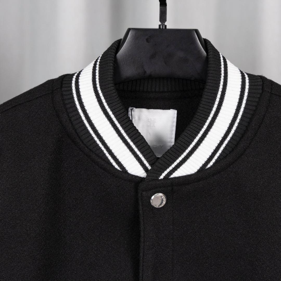 GIVENCHY 24ssブラックジャケット ストライプ襟 XL GIVENCHY 24ssブラックジャケット ストライプ襟 XL