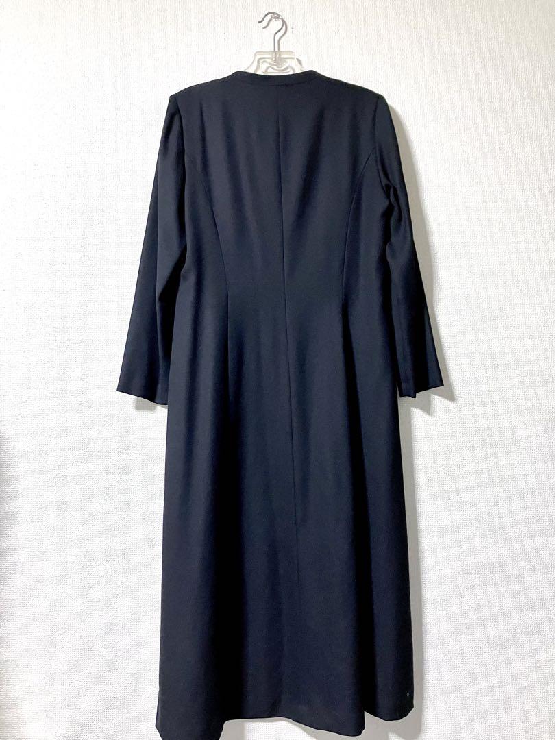 東京ソワール　ウール冬ブラックフォーマル　セットアップスーツ11号礼服　喪服