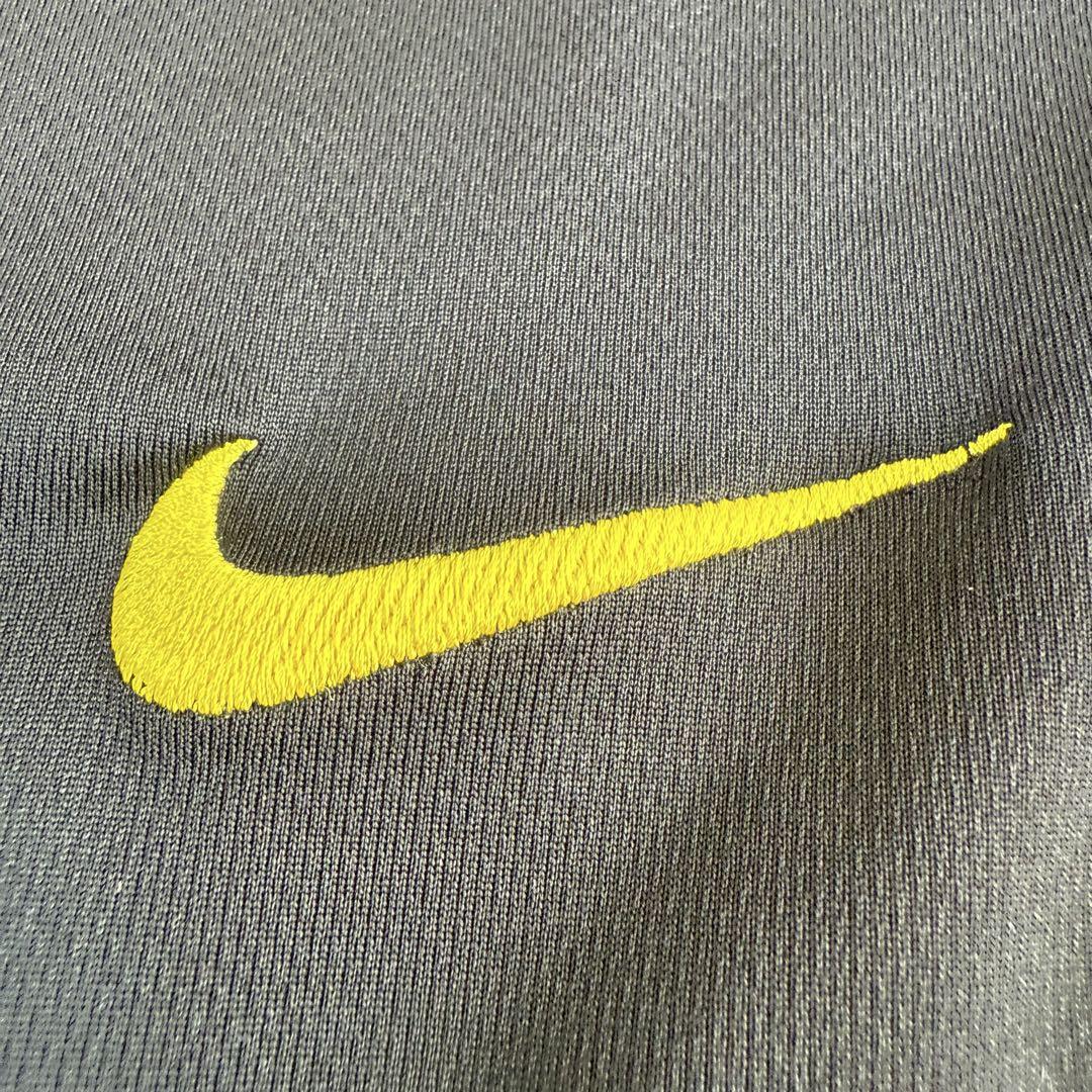 NIKE バルセロナ DRI-FIT トレーニングシャツ ブラック×イエロー S NIKE バルセロナ DRI-FIT トレーニングシャツ ブラック×イエロー S