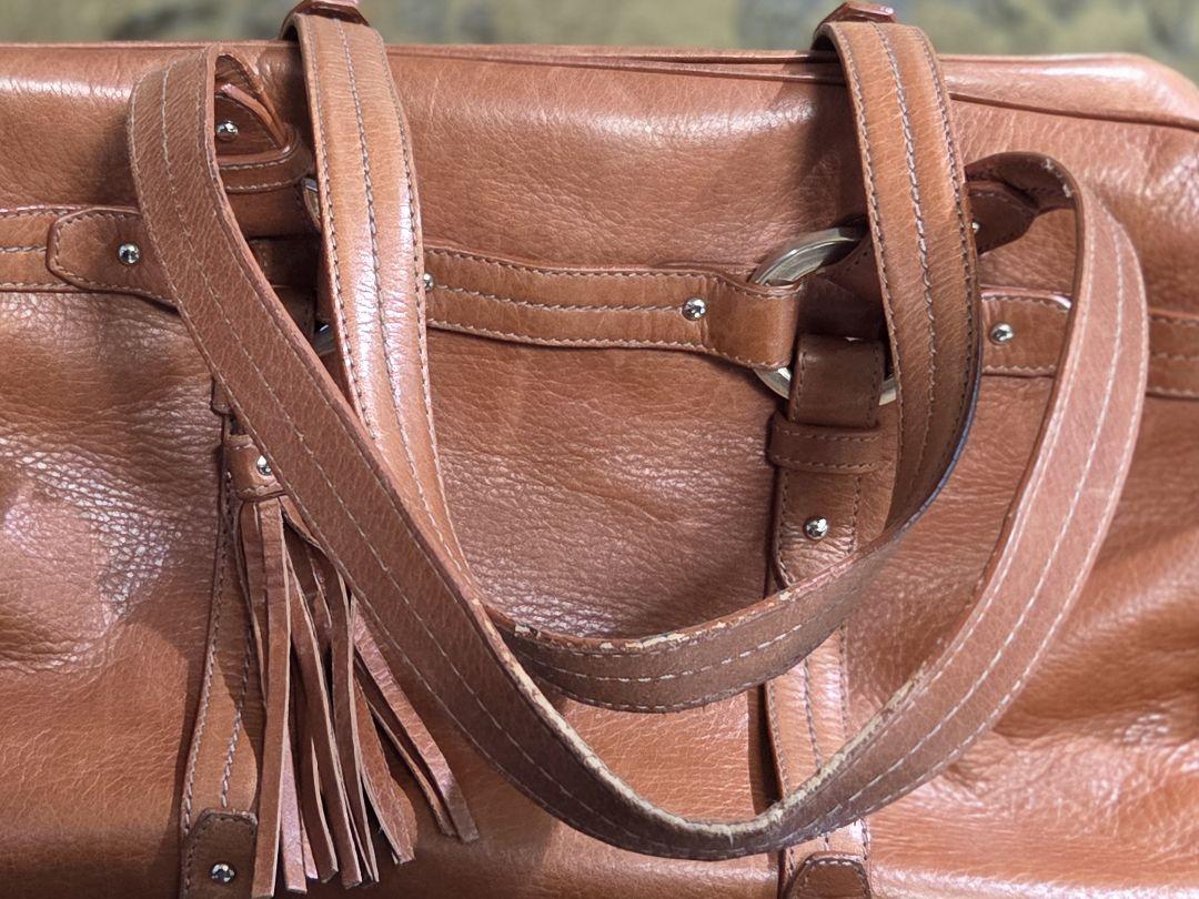 BALLY バリー ボストンバッグ オールレザー 茶色 ショルダー付