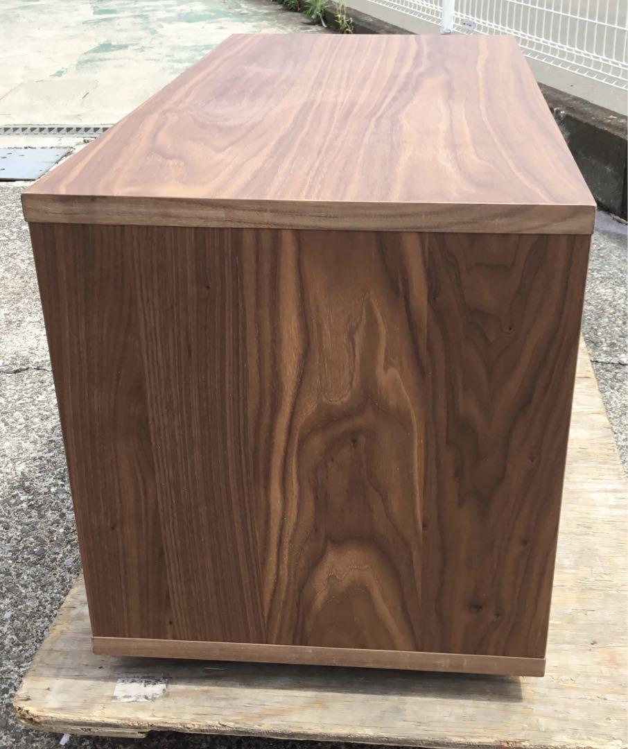 チャマ 無印良品 スタッキングキャビネット ウォールナット A