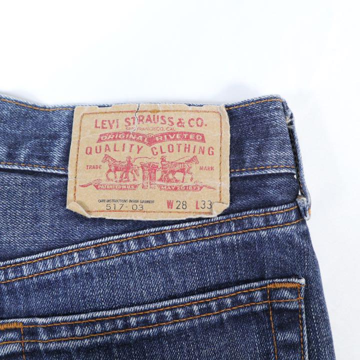 低価安い Levi's 00'sリーバイス517 フレア ブーツカットデニム 30CSq-m25468880234 人気最安値