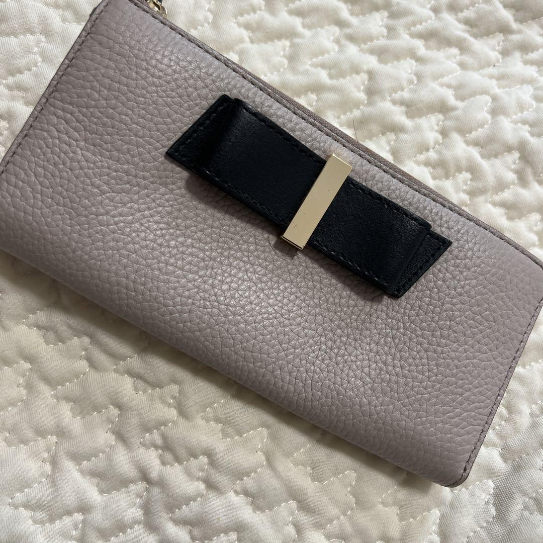 牛革　ケイトスペード kate spade 長財布 美品