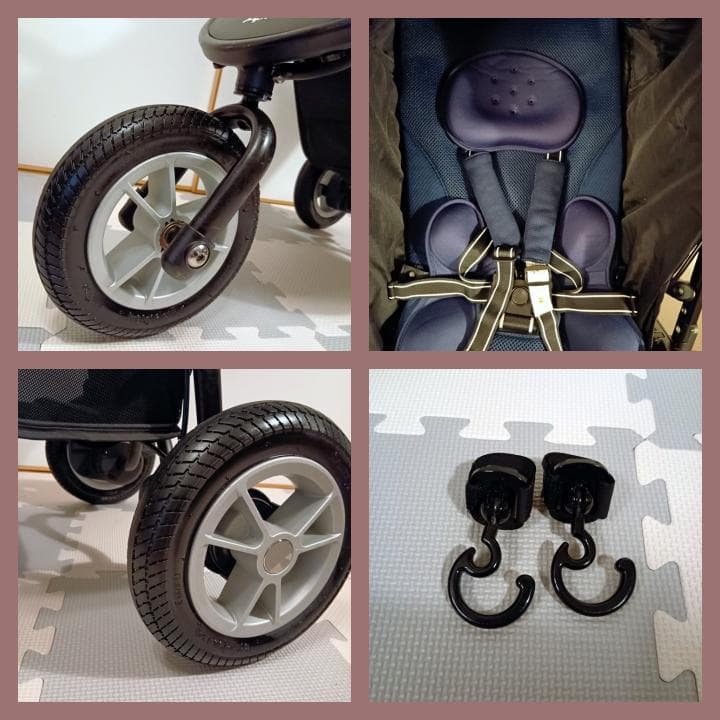 【美品✨おまけ付き❣】アップリカ ベビーカー スムーヴプレミアム 空気入れ不要♪ 【美品✨おまけ付き❣】アップリカ ベビーカー スムーヴプレミアム 空気入れ不要♪