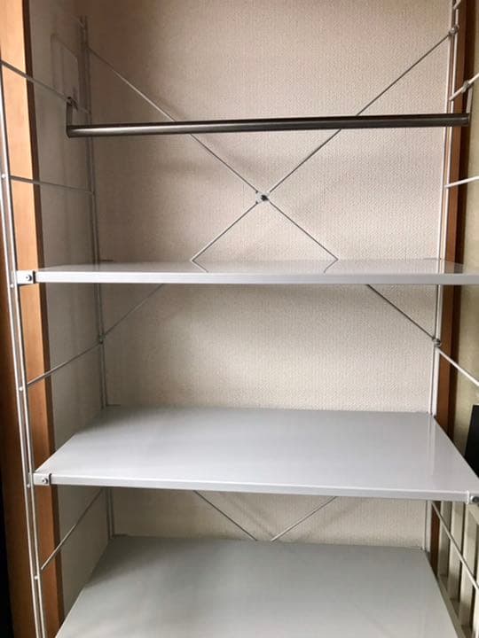 人気ブランドの MUJI スチールユニットシェルフ ライトグレー ワード