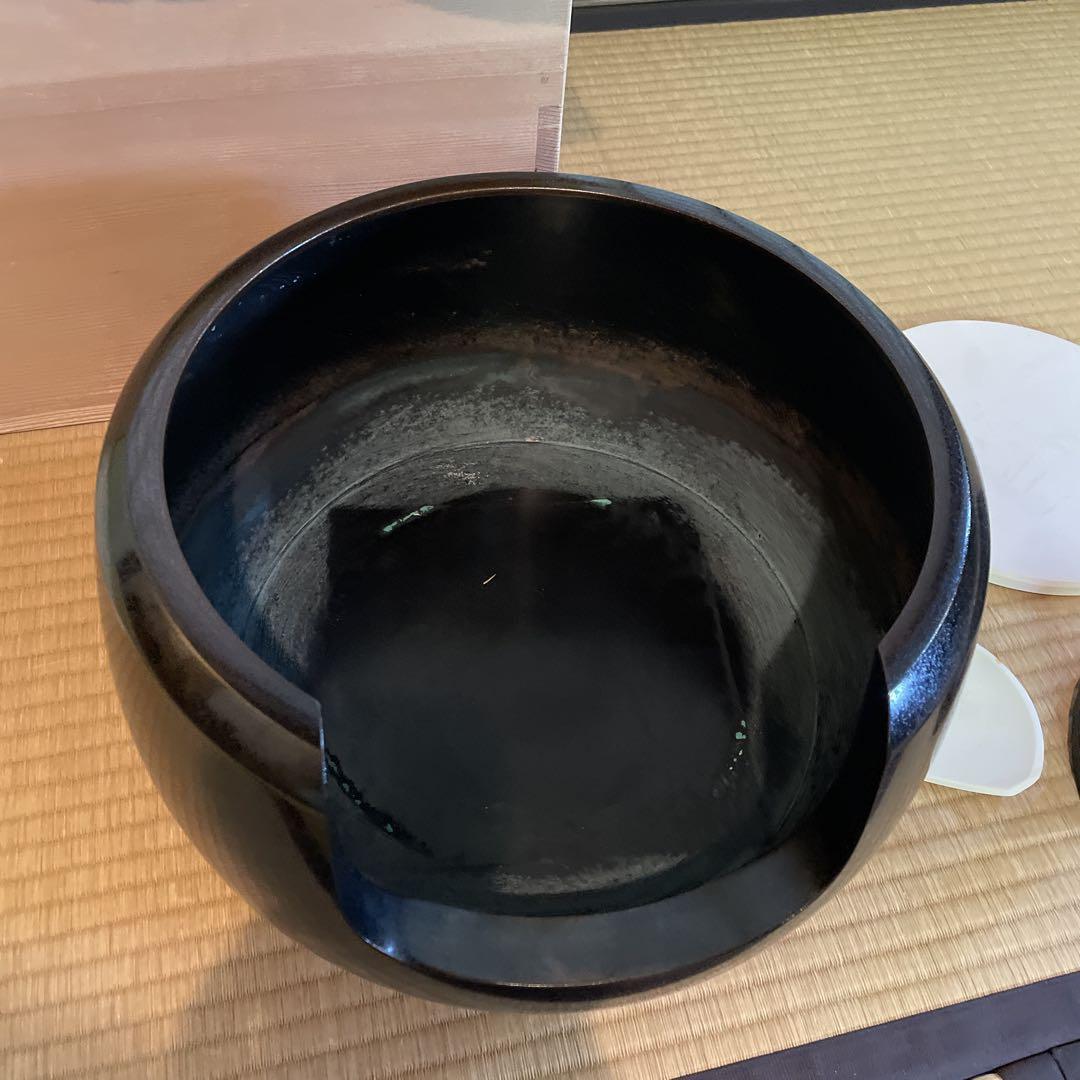 茶道具　風炉師【仁平】(造)の『唐銅 面取風炉』共箱　※付属品付 茶道具 風炉師【仁平】(造)の『唐銅 面取風炉』共箱 ※付属品