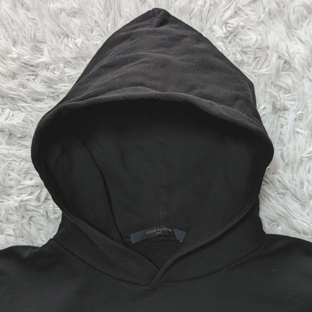 【美品】ルイヴィトン インサイドアウト プルオーバーパーカー ブラック
