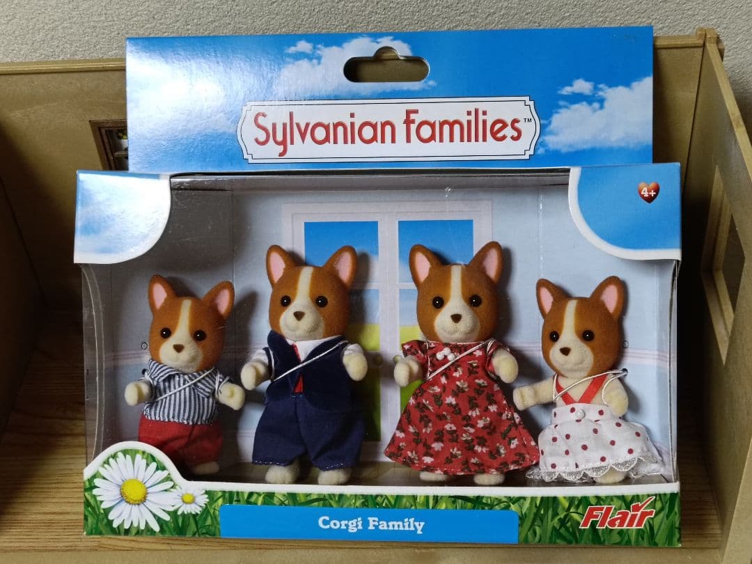 Flair社 コーギーファミリー シルバニアファミリー オープンハンドエポック社