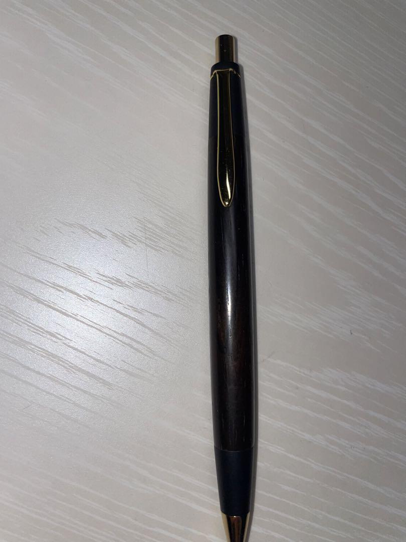 野原工芸ハカランダ旧型シャープペンシル(金具ゴールド)