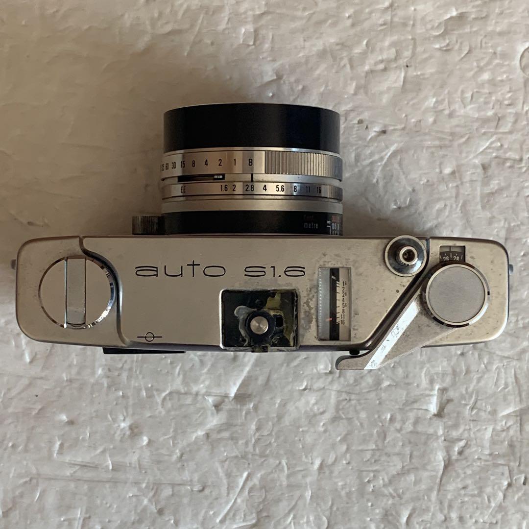 ジャンク コニカ KONICA AUTO S1.6 フィルムカメラ 壊れています
