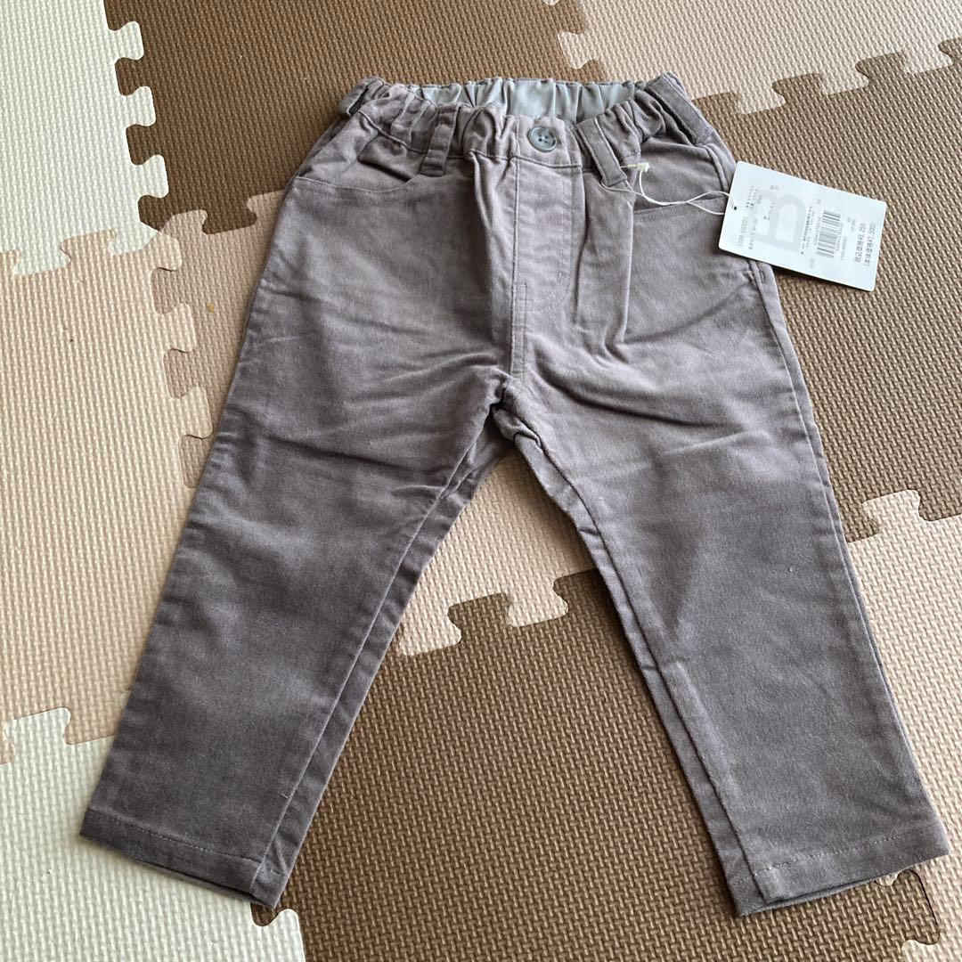 ベビー服　ズボン　グレー　ベベ