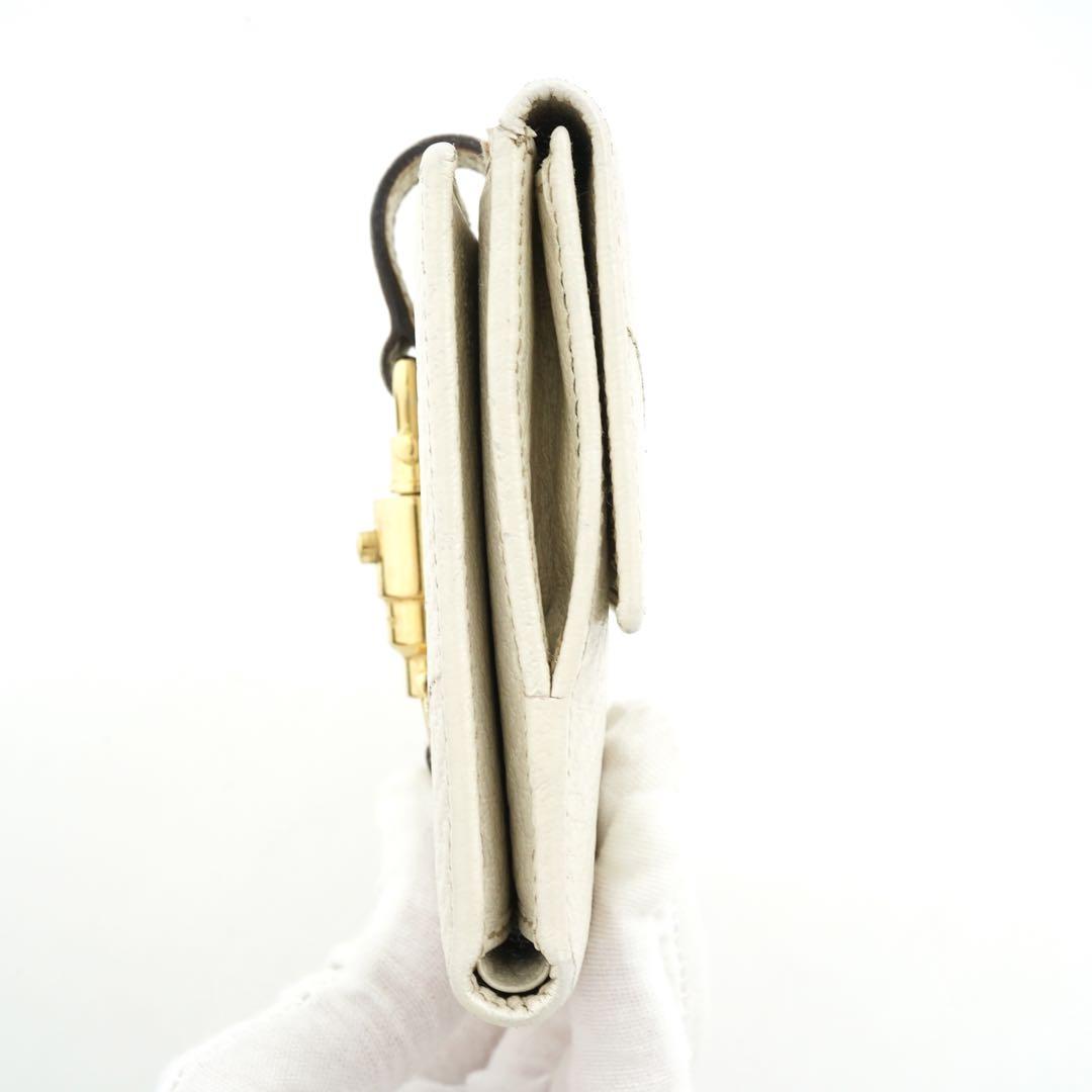✨未使用展示品・箱付き✨　GUCCI ミニ財布　ジャッキー　折り財布　刻印
