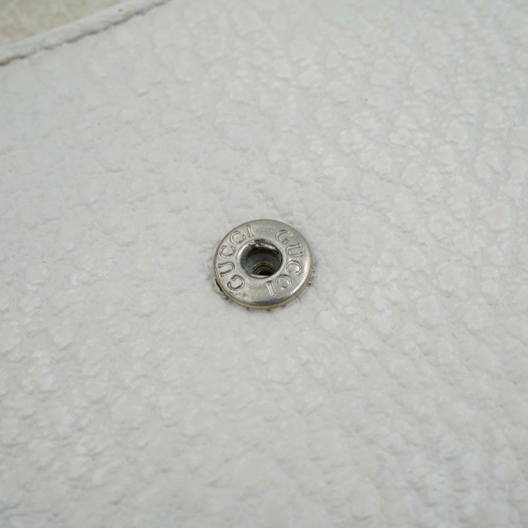 ✨未使用展示品・箱付き✨　GUCCI ミニ財布　ジャッキー　折り財布　刻印