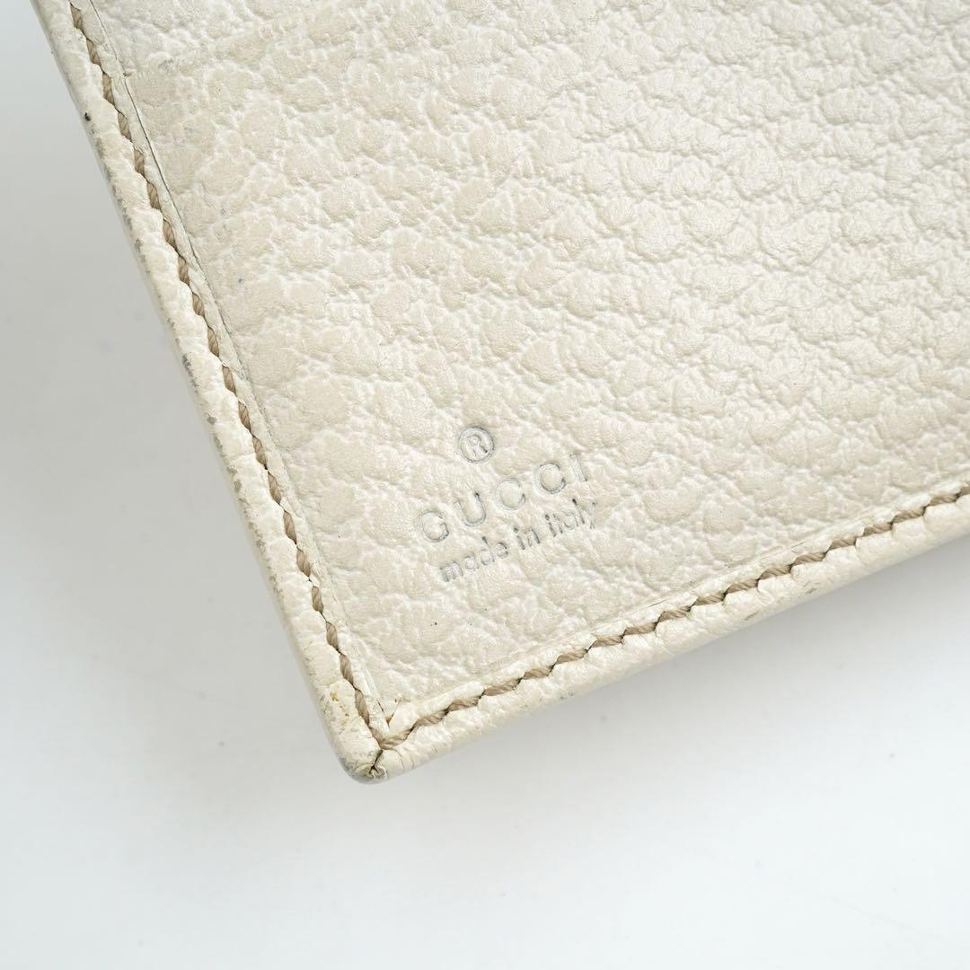 ✨未使用展示品・箱付き✨　GUCCI ミニ財布　ジャッキー　折り財布　刻印